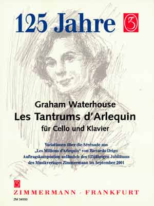 Les Tantrums d'Arlequin, Zimmermann Titel Les Tantrums d'Arlequin